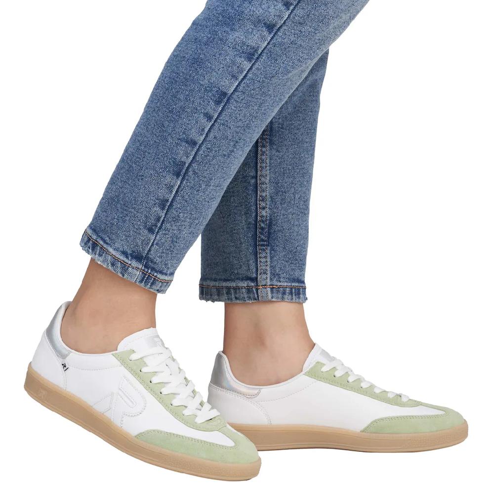 RIEKER Sport Sneaker »San Diego« Retro-Sneaker Freizeitschuh Halbschuh mit herausnehmbarem Fußbett ▷ für Bis zu 50% Rabatt