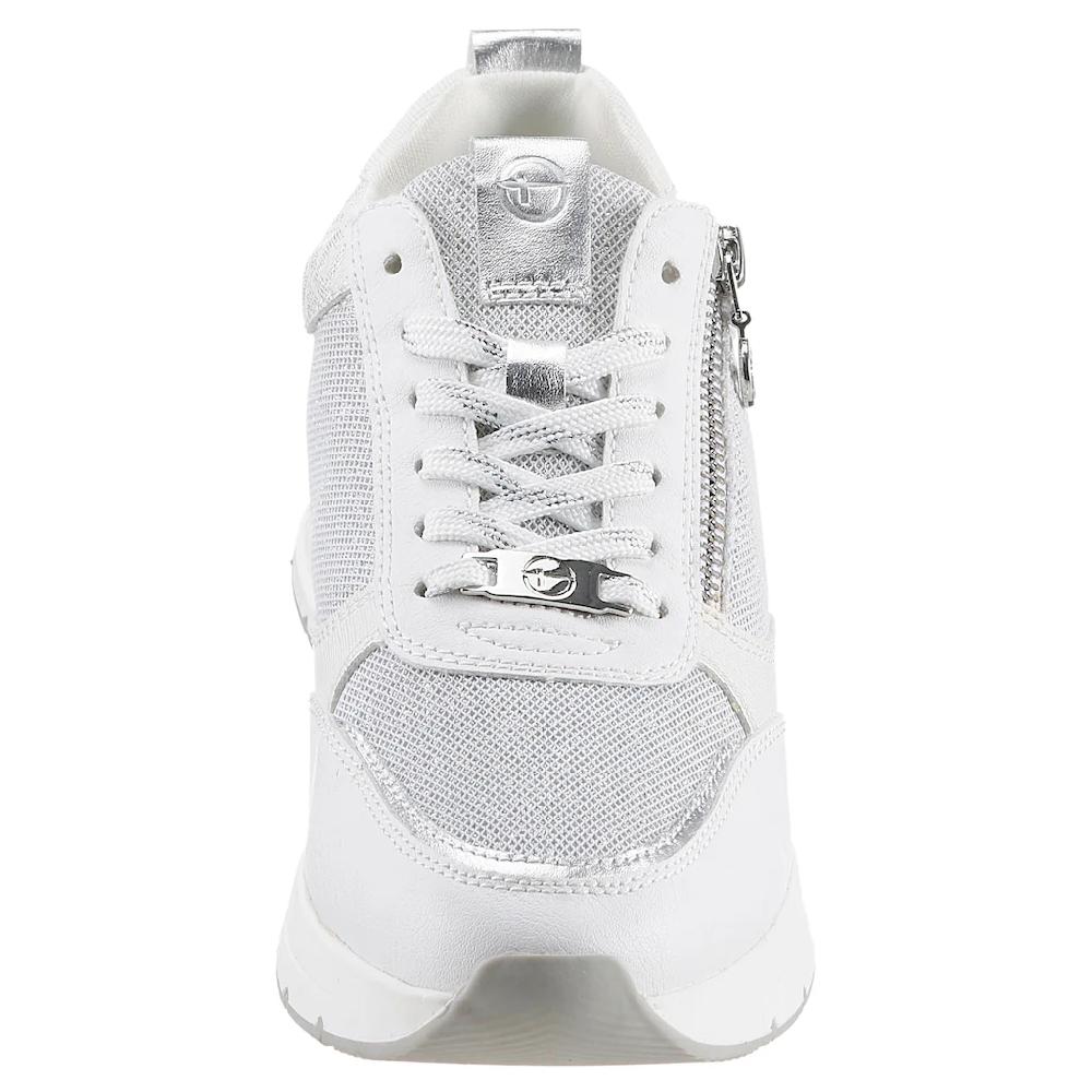 Tamaris Keilsneaker Freizeitschuh Halbschuh Schnürschuh mit praktischem Wechselfußbett bestellen Vierteljährliche Förderung