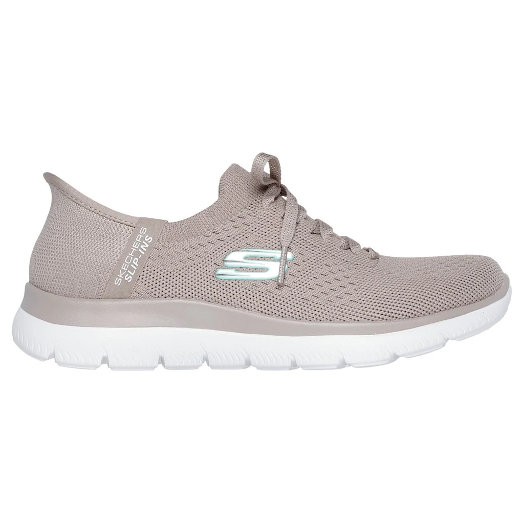 Skechers Slip-On Sneaker »SUMMITS-NEW DAILY« Slipper Freizeitschuh in veganer Verarbeitung kaufen zollfrei