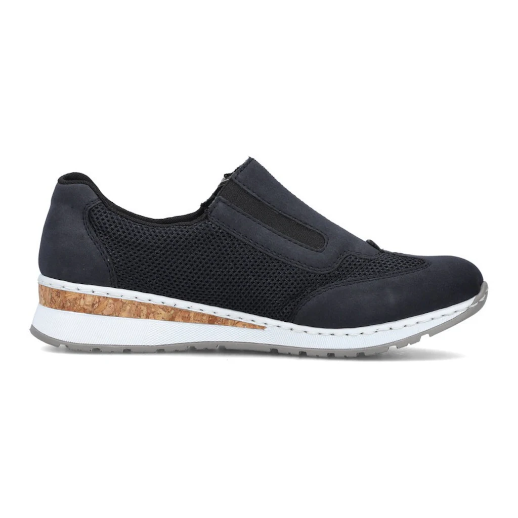 Rieker Slip-On Sneaker Slipper Schlupfschuh Freizeitschuh im Materialmix bestellen Angebote