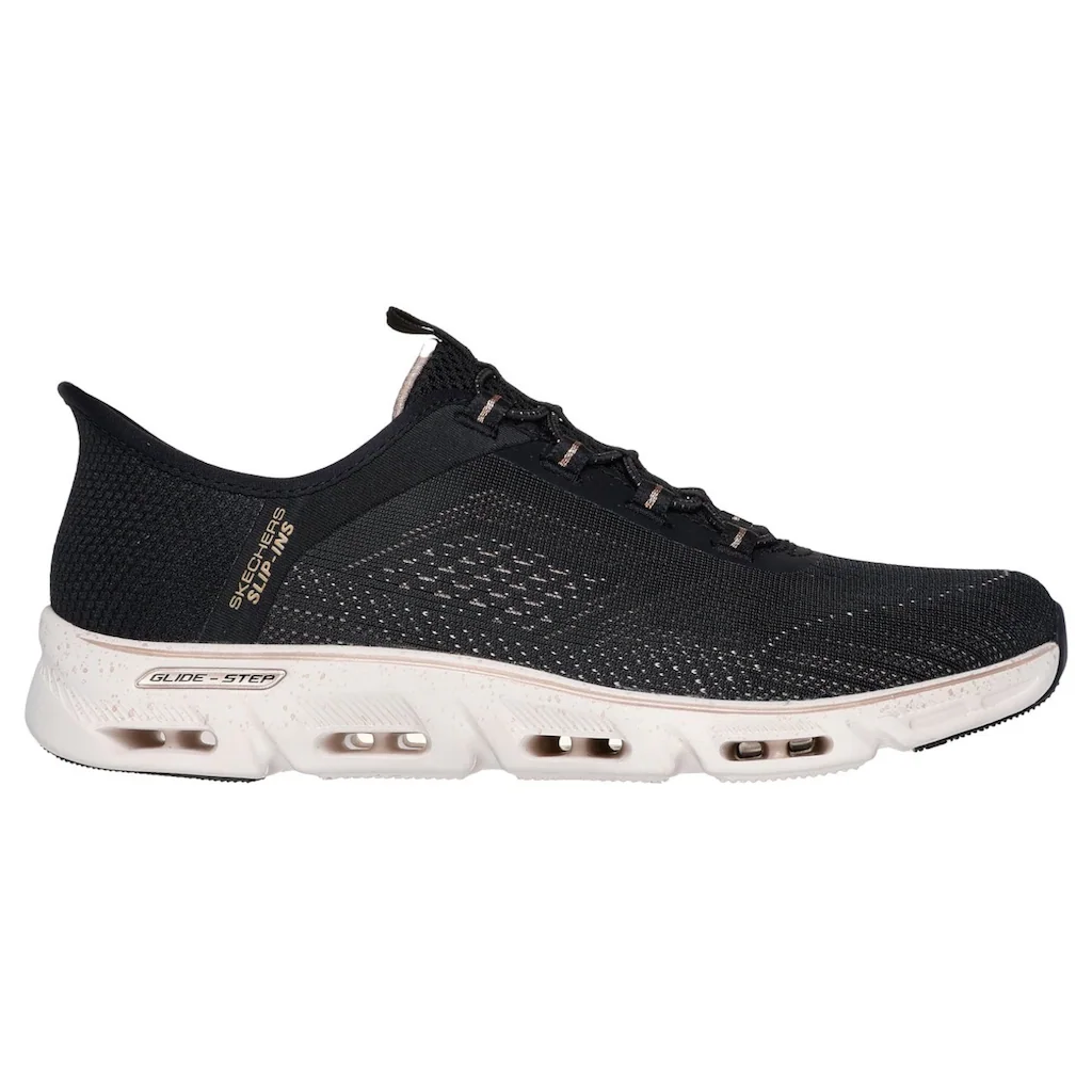 Skechers Slip-On Sneaker »GLIDE-STEP GRATIFY-PACE« Schlupfschuh Komfortschuh mit elastischer Schnürung ▷ für Schlussverkauf