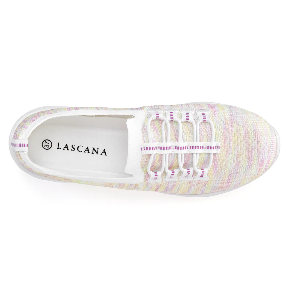 LASCANA Sneaker Slipper Halbschuh zum Reinschlüpfen leichtes Meshmaterial VEGAN Fabrik Onlineshop