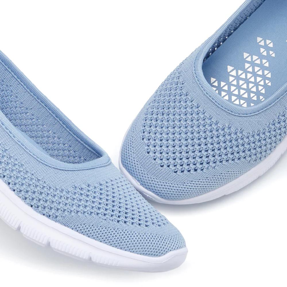 LASCANA Sneaker Ballerinas »ultraleichter Slipper Slip-On-Sneaker« Freizeitschuh aus Mesh weicher Innensohle VEGAN kaufen Cyber Monday