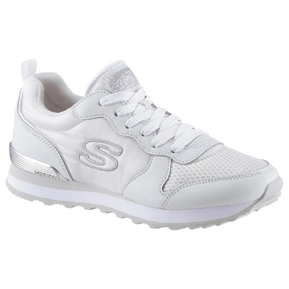 Skechers Sneaker »Gold´n Gurl« Freizeitschuh Halbschuh Schnürschuh mit Metallic-Details