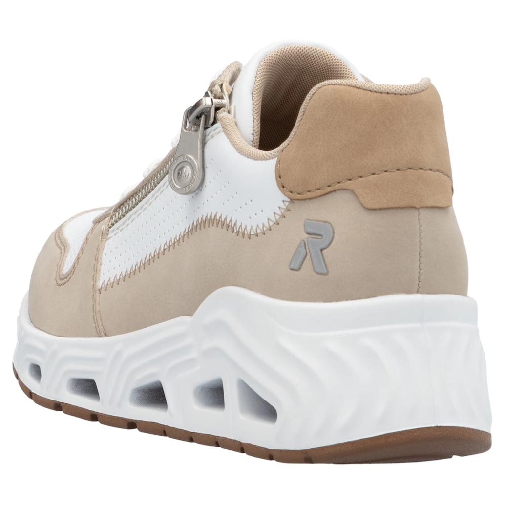 RIEKER Sport Keilsneaker Schnürschuh Halbschuh Freizeitsneaker mit Reißverschluss kaufen Online Outlet