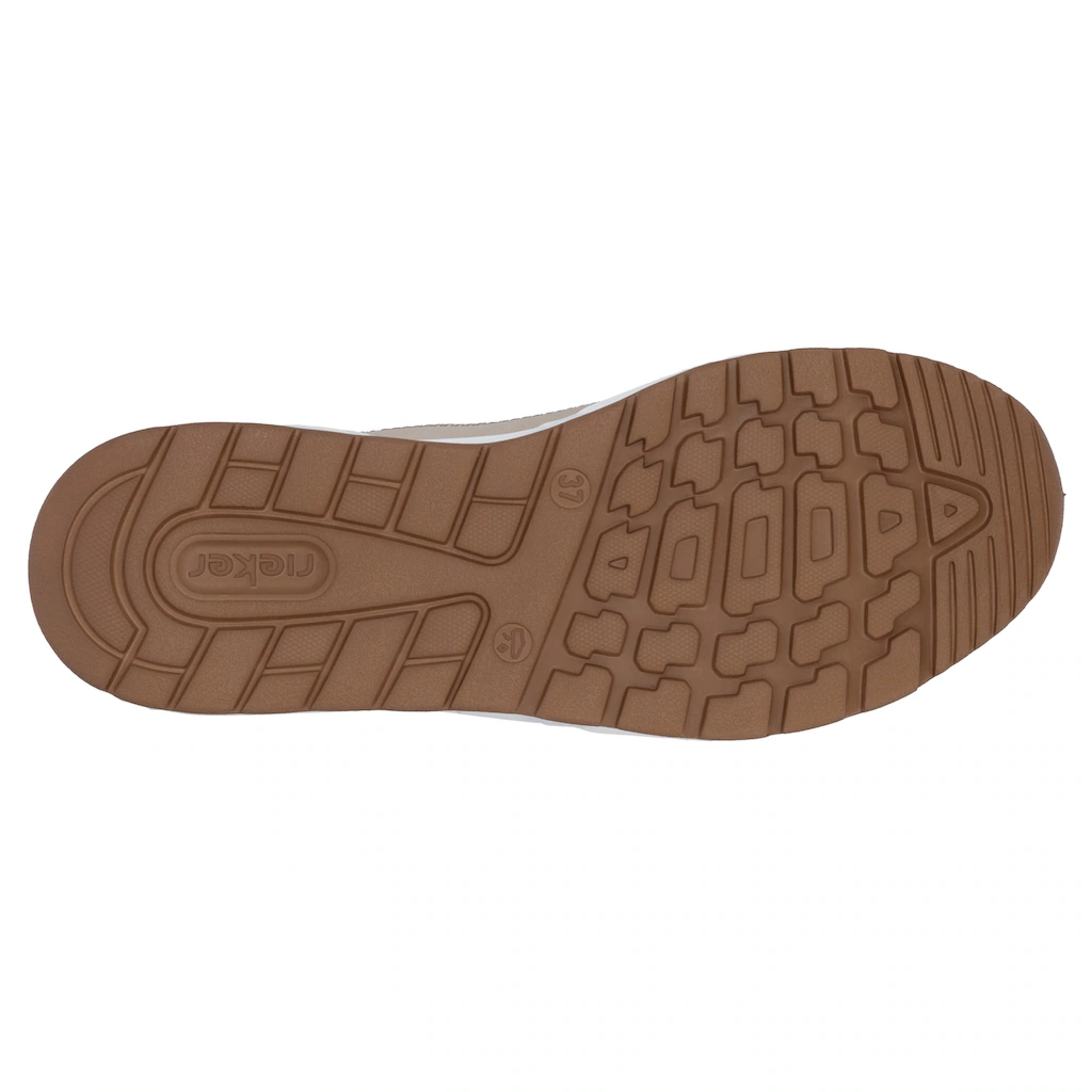 RIEKER Sport Keilsneaker Schnürschuh Halbschuh Freizeitsneaker mit Reißverschluss kaufen Online Outlet