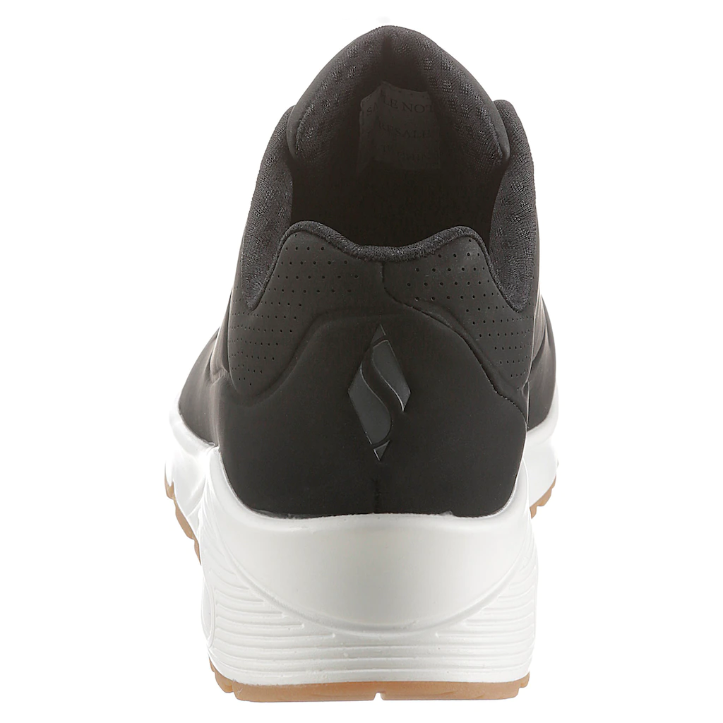 Skechers Wedgesneaker »Uno - Stand on Air« Freizeitschuh Halbschuh Schnürschuh mit feiner Perforation kaufen Zeitlich begrenztes Angebot