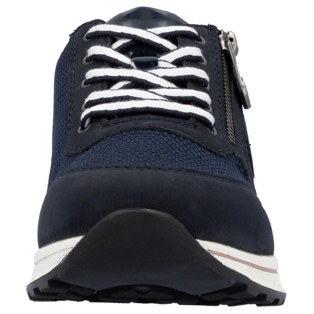 Rieker Sneaker Freizeitschuh Halbschuh Schnürschuh im Materialmix Kostenlose Rückgabe