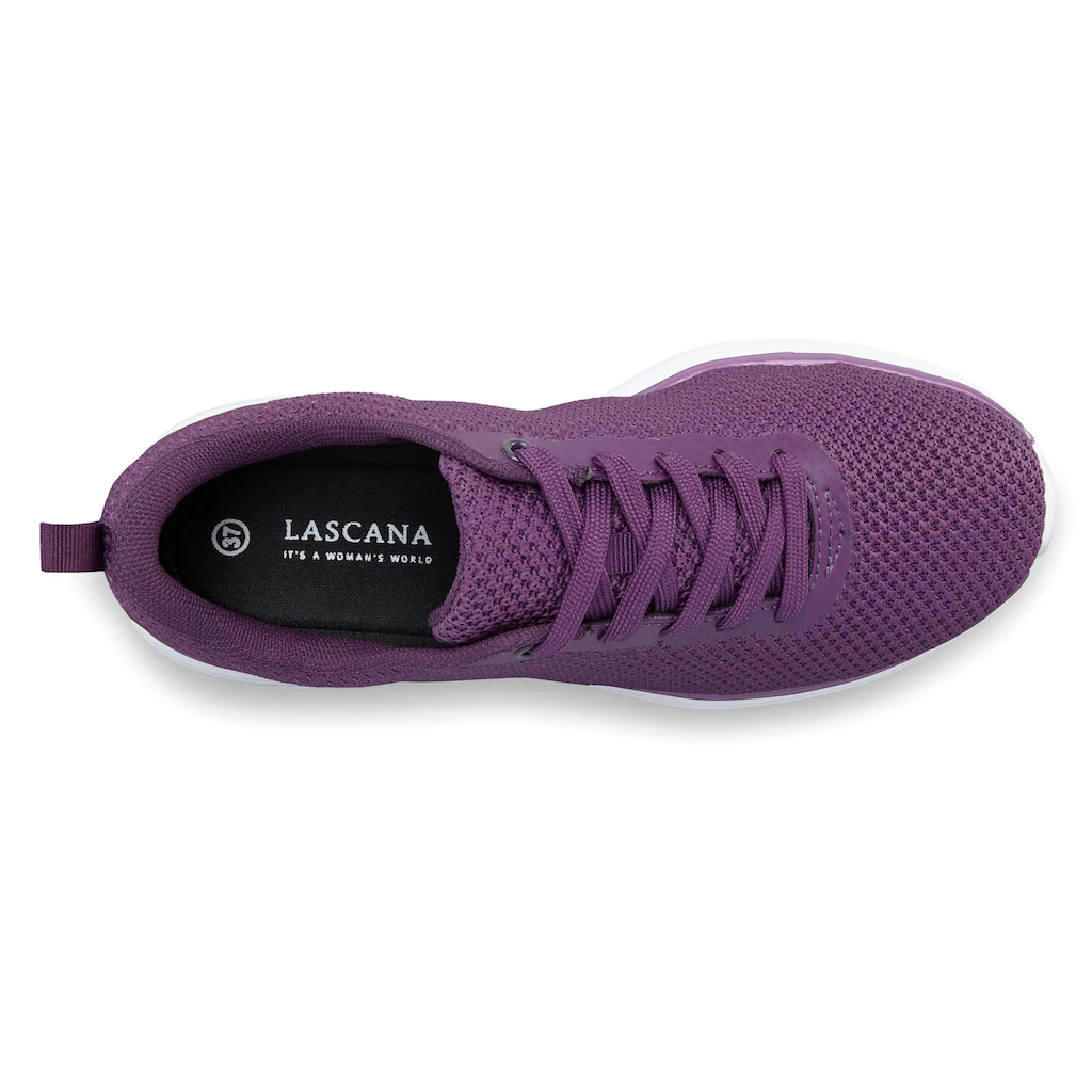 LASCANA Sneaker »Freizeitschuh Halbschuh « Schnürhalbschuh ultraleicht softe herausnehmbare Innensohle VEGAN ▷ für Neueste Stile