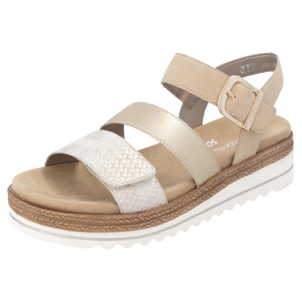 Remonte Keilsandalette Keilabsatz Sommerschuh Sandale in veganer Verarbeitung online kaufen