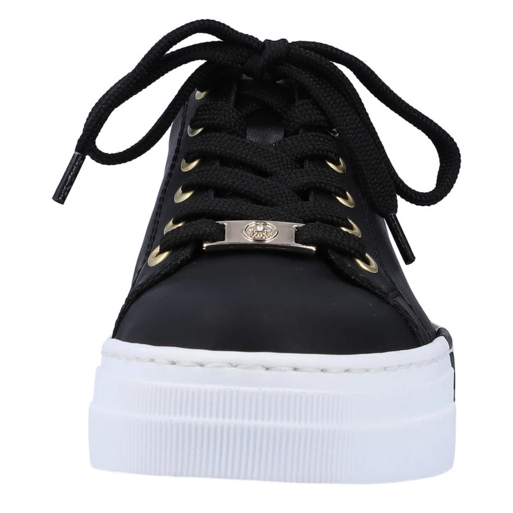 Rieker Plateausneaker mit Metallic-Fersenkappe Freizeitschuh Halbschuh Schnürschuh auf Rechnung online bestellen Bis zu 55% Rabatt