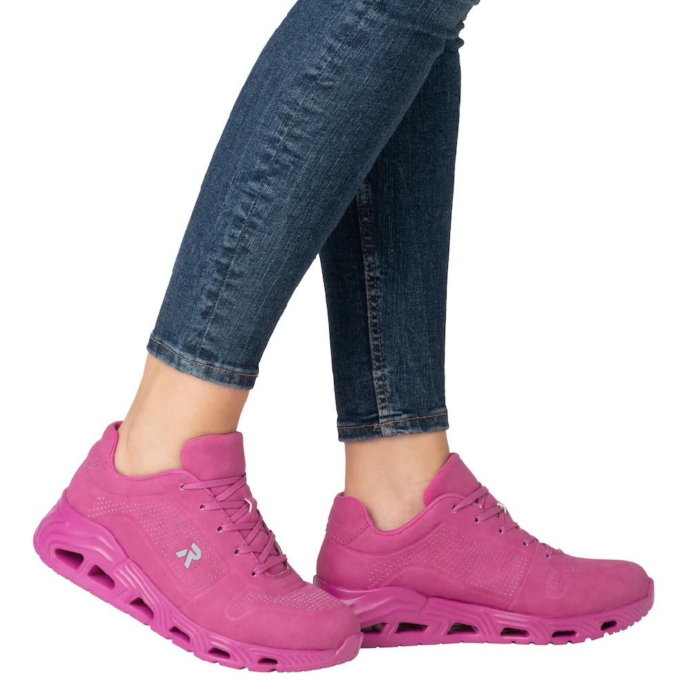 RIEKER Sport Keilsneaker »Dakota« Schnürschuh Halbschuh Freizeitschuh in veganer Verarbeitung kaufen Riesige Rabatte
