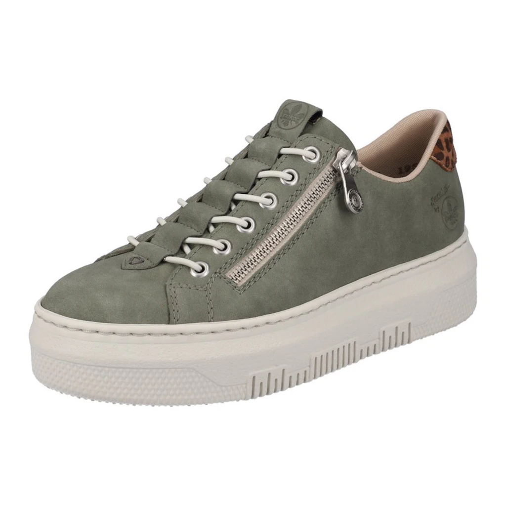 Rieker Slip-On Sneaker mit Leo-Einsatz an der Ferse online kaufen