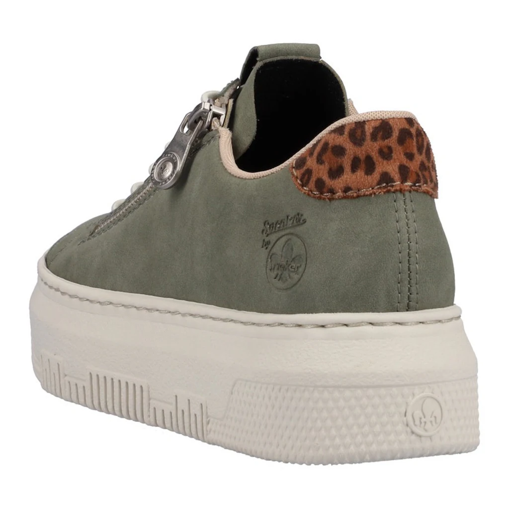 Rieker Slip-On Sneaker mit Leo-Einsatz an der Ferse online kaufen Top Angebot