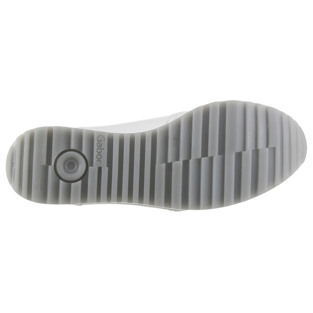 Gabor Keilsneaker »TURIN« mit silberfarbenen Details Freizeitschuh Halbschuh Schnürschuh Online Outlet