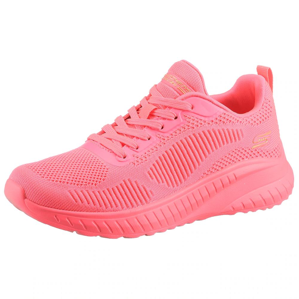 Skechers Sneaker »BOBS SQUAD CHAOS-COOL RYTHMS« Knitwear-Sneaker Schnürschuh in veganer Verarbeitung bestellen