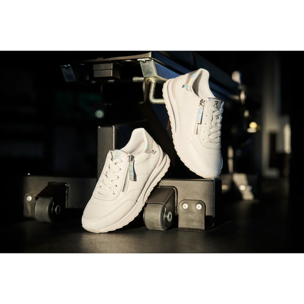 RIEKER Sport Plateausneaker Freizeitschuh Halbschuh Schürschuh in schmaler Form ▷ für Tägliche Deals