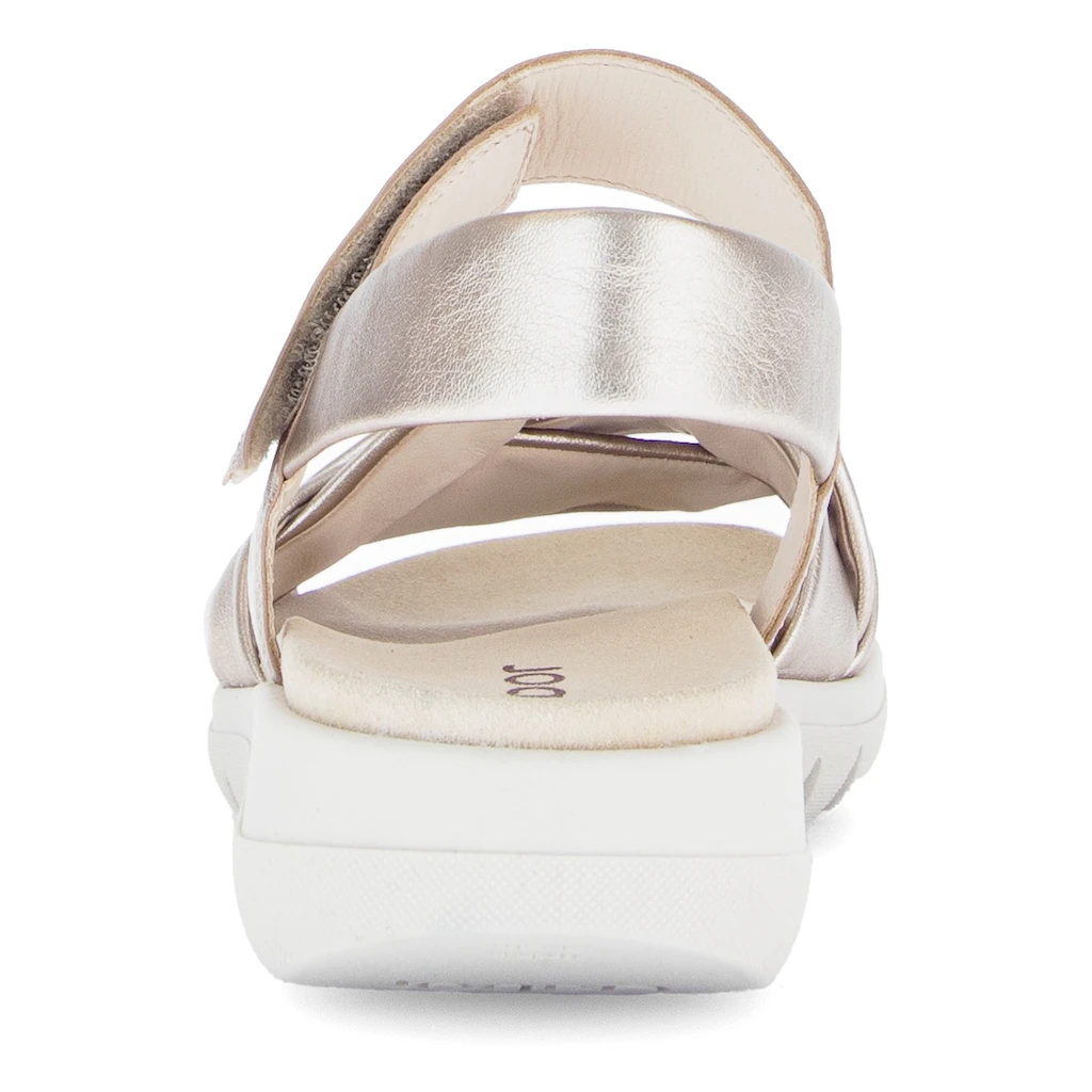 Gabor Riemchensandale Sommerschuh Keilsandalette Bequemschuh mit Klettverschluss online kaufen Bis zu 50% Rabatt