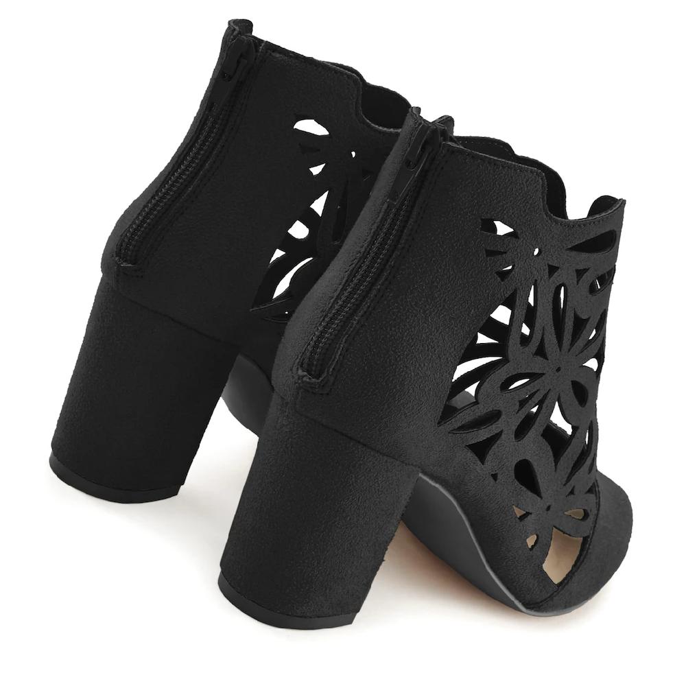 LASCANA High-Heel-Stiefelette mit femininer Spitze und Blockabsatz Ankle Boot Stiefel Bis zu 60% Rabatt