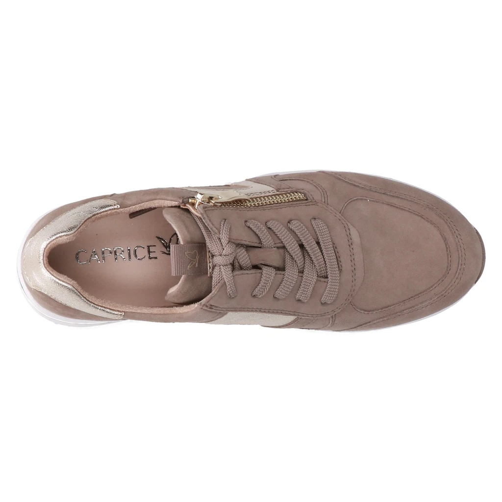 Caprice Keilsneaker Freizeitschuh Halbschuh Schnürschuh mit Kontrastbesatz Weite H online bestellen Sonderangebot der Fabrik