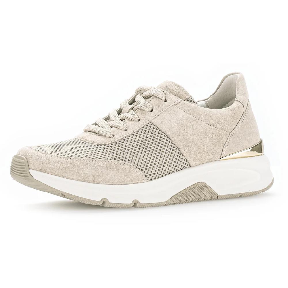 Gabor Rollingsoft Keilsneaker Freizeitschuh Halbschuh Schnürschuh Logoschriftzug an der Ferse kaufen