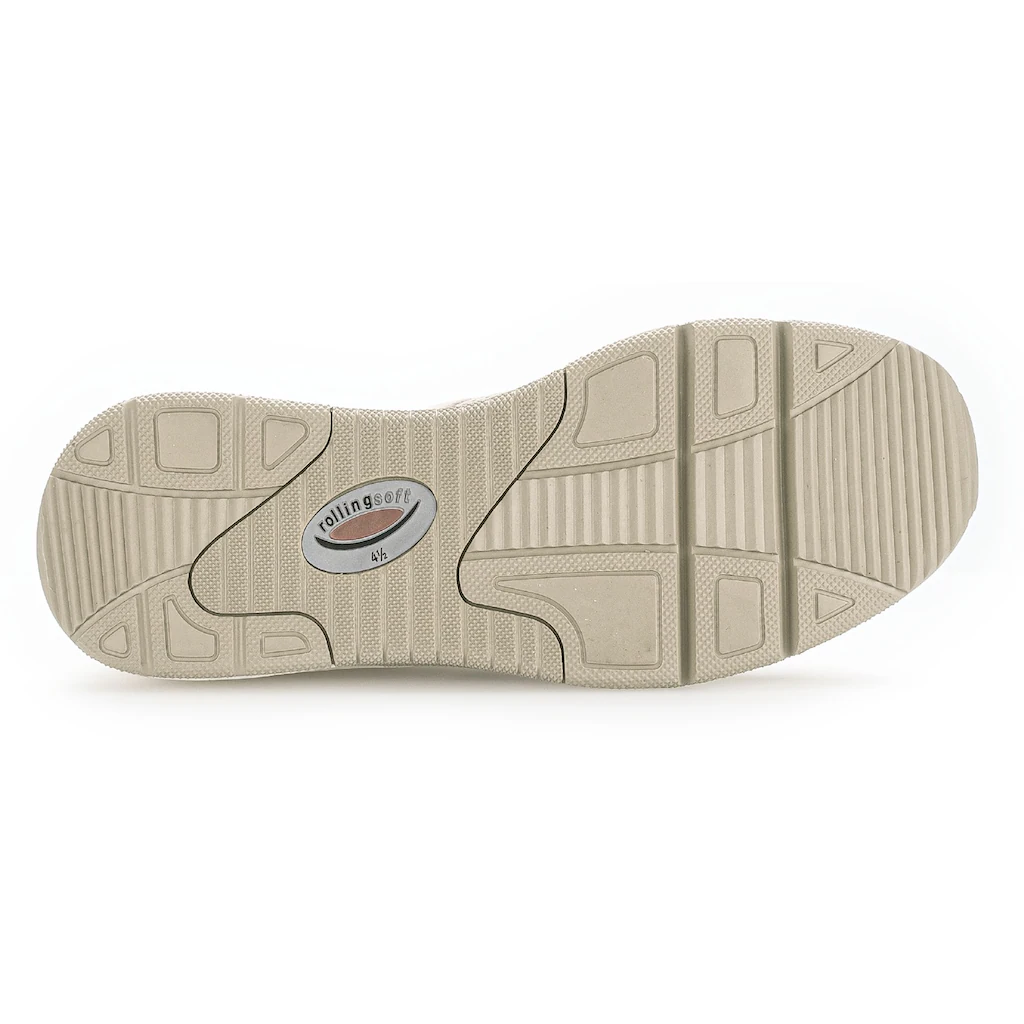 Gabor Rollingsoft Keilsneaker Freizeitschuh Halbschuh Schnürschuh Logoschriftzug an der Ferse kaufen zollfrei