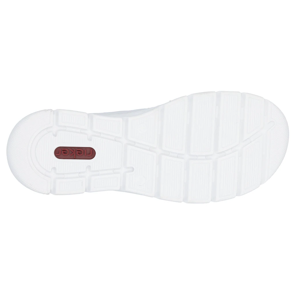 Rieker Slip-On Sneaker Slipper Freizeitschuh mit kontrastfarbenen Besätzen online kaufen Rabatte dieses Monats