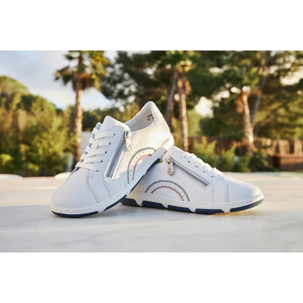 Rieker Sneaker Schnürschuh Halbschuh Freizeitschuh mit weichem Schaftrand online bestellen Fabrikverkauf