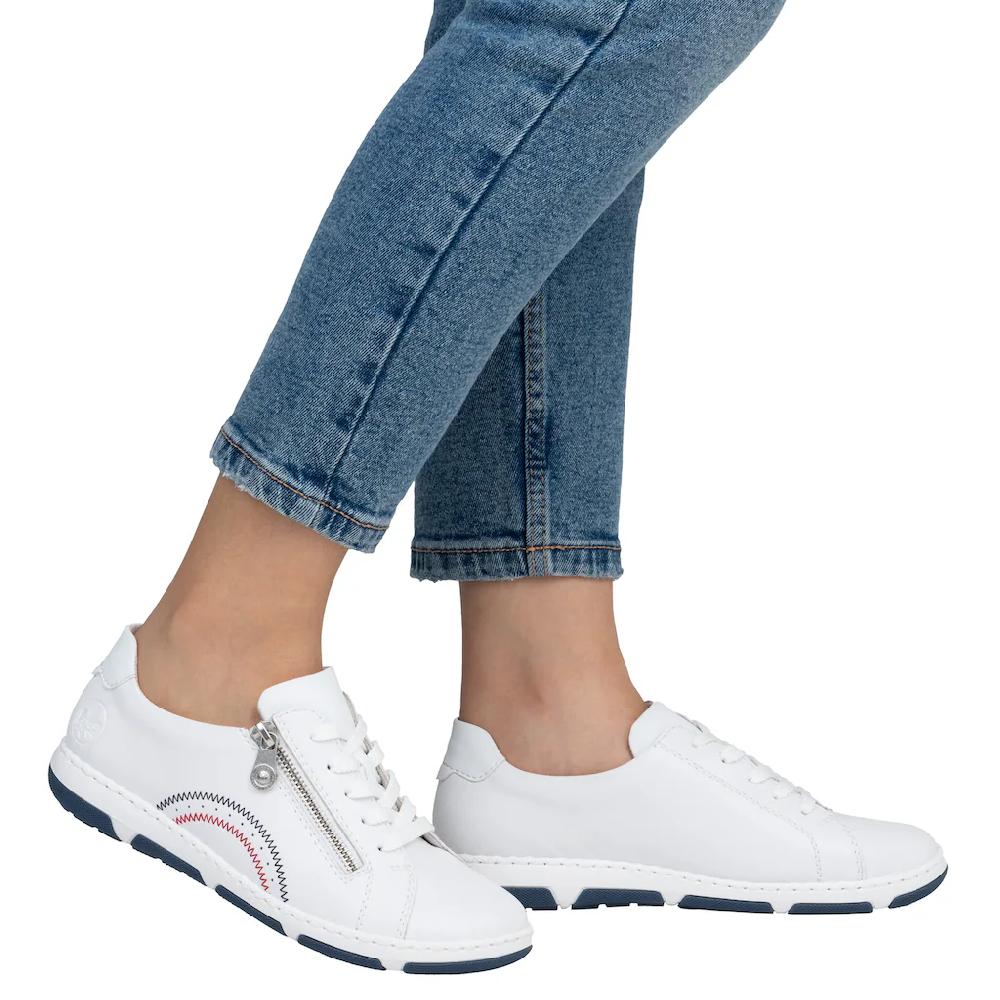 Rieker Sneaker Schnürschuh Halbschuh Freizeitschuh mit weichem Schaftrand online bestellen Fabrikverkauf