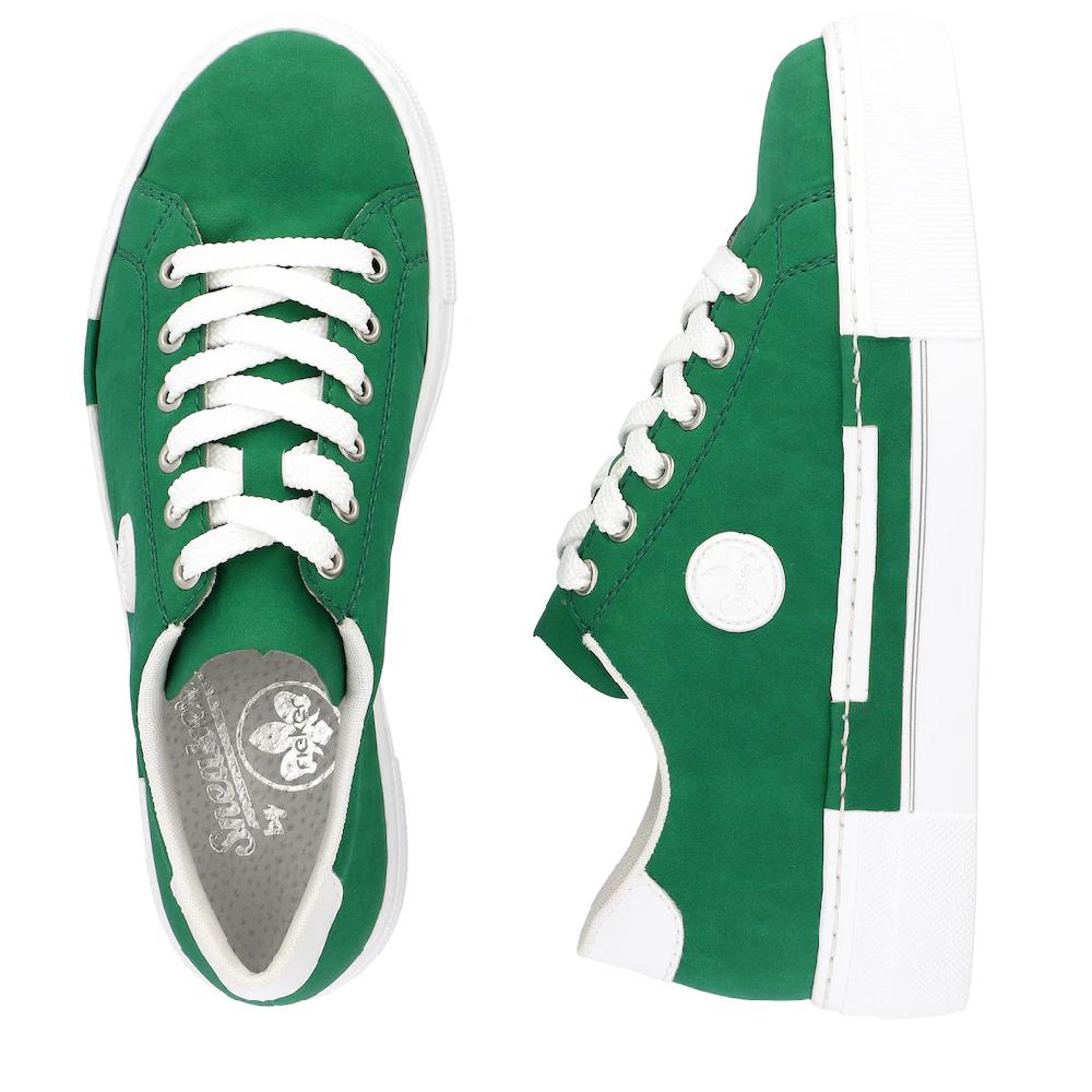 Rieker Sneaker Freizeitschuh Halbschuh Schnürschuh mit Plateausohle kaufen Fabrik Onlineshop