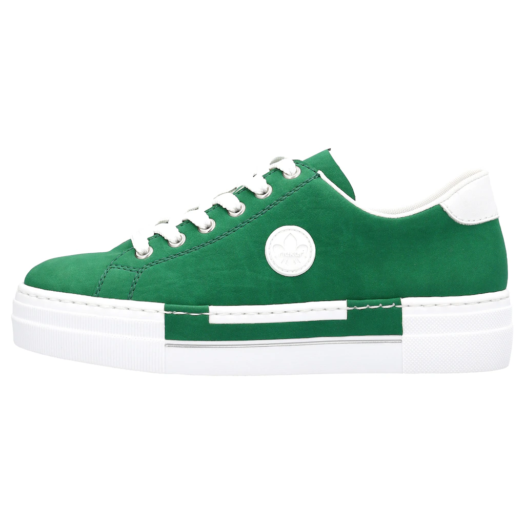 Rieker Sneaker Freizeitschuh Halbschuh Schnürschuh mit Plateausohle kaufen Fabrik Onlineshop