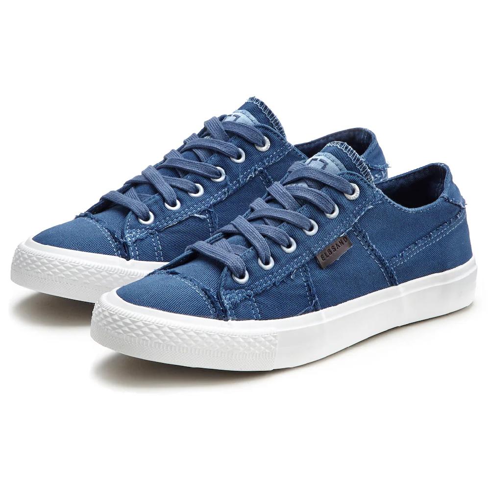 Elbsand Sneaker Schnürhalbschuh Freizeitschuh aus Textil Used-Look VEGAN ▷ für Preisnachlass