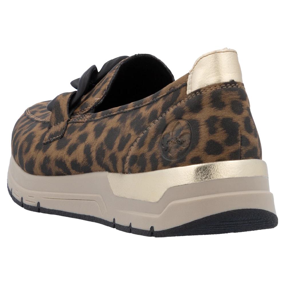 Rieker Loafer Slipper Slip-on Sneaker Halbschuh mit modischer Zierkette bestellen Cyber Monday