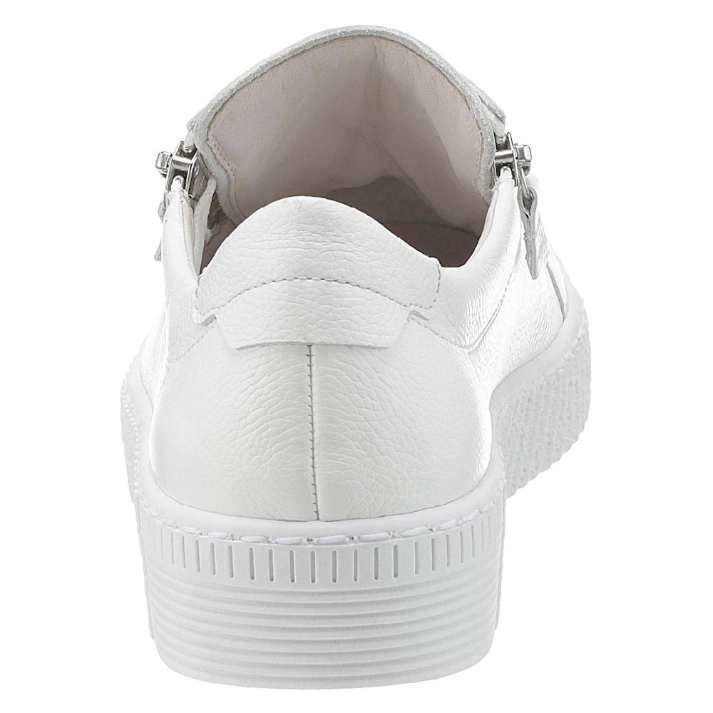 Gabor Plateausneaker Freizeitschuh Halbschuh Schnürschuh mit zwei Reißverschlüssen Lagerräumung
