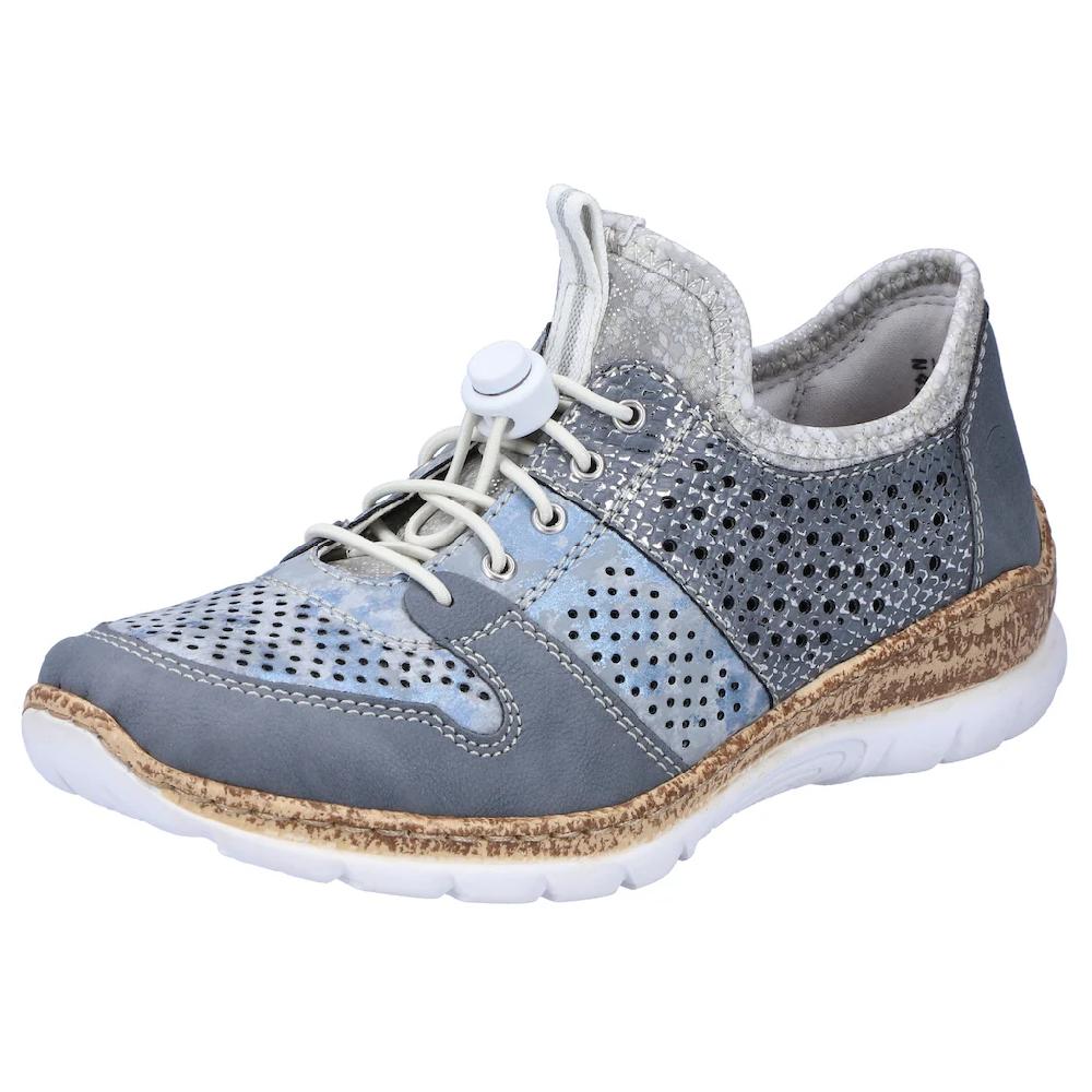 Rieker Slip-On Sneaker Slipper Schlupfschuh mit MemoSoft-Ausstattung ▷ für