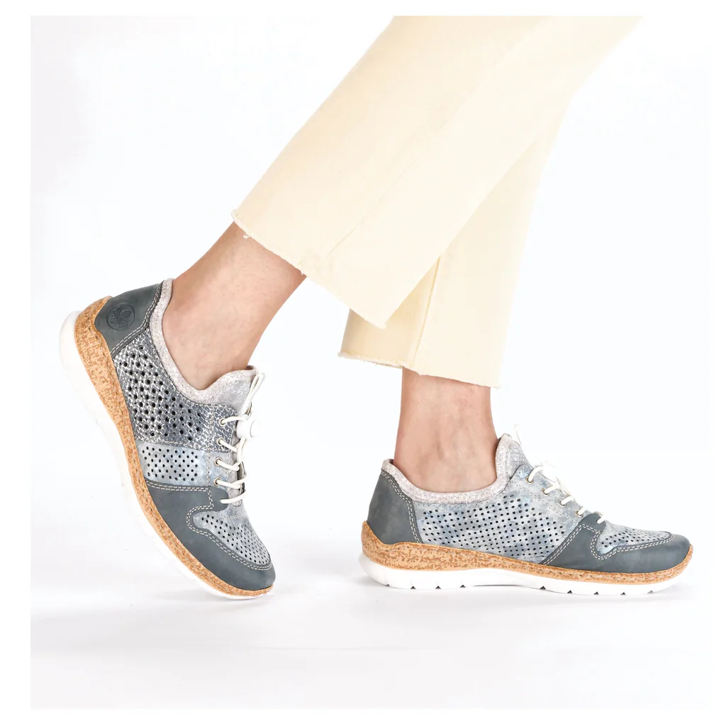 Rieker Slip-On Sneaker Slipper Schlupfschuh mit MemoSoft-Ausstattung ▷ für Exklusive Angebote