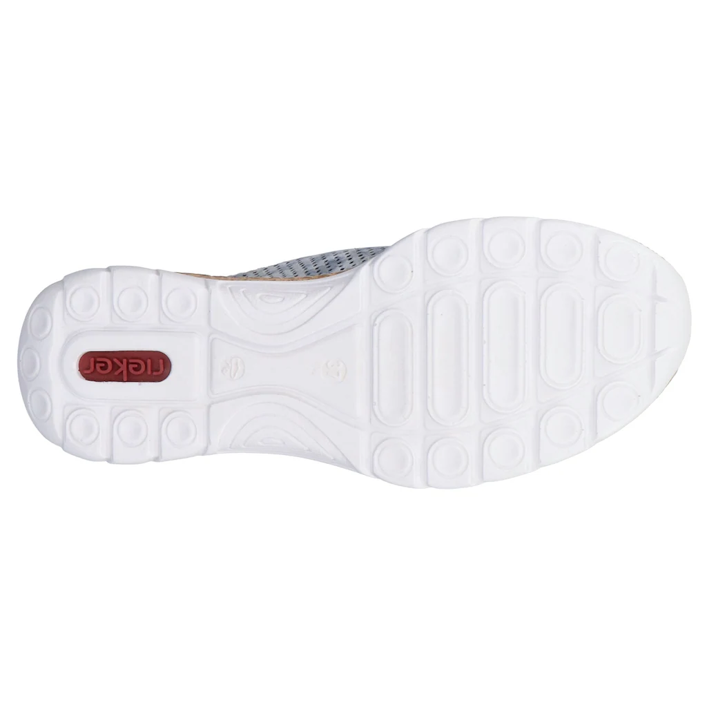 Rieker Slip-On Sneaker Slipper Schlupfschuh mit MemoSoft-Ausstattung ▷ für Exklusive Angebote