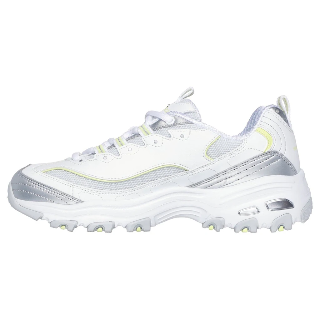Skechers Sneaker »D'LITES-CHROMATIC« Plateausneaker Schnürschuh mit Metallic Einsätzen bestellen Große Rabatte
