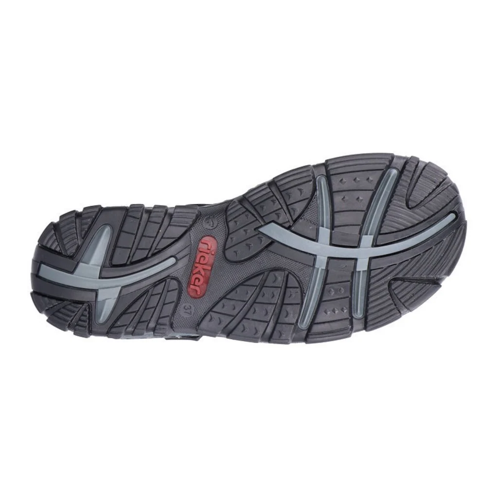 Rieker Sandale Sommerschuh Outdoorschuh Keilabsatz in Trekking-Optik auf Raten Neuheiten