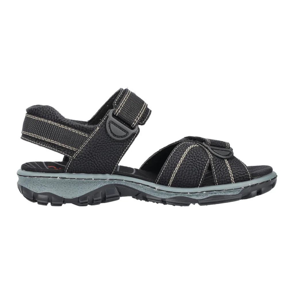Rieker Sandale Sommerschuh Outdoorschuh Keilabsatz in Trekking-Optik auf Raten Neuheiten