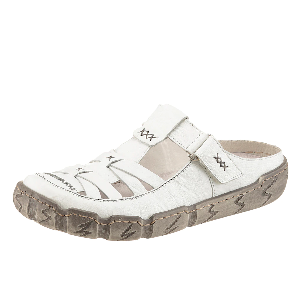 Rieker Clog mit Cut-Outs und Ziernähten online kaufen