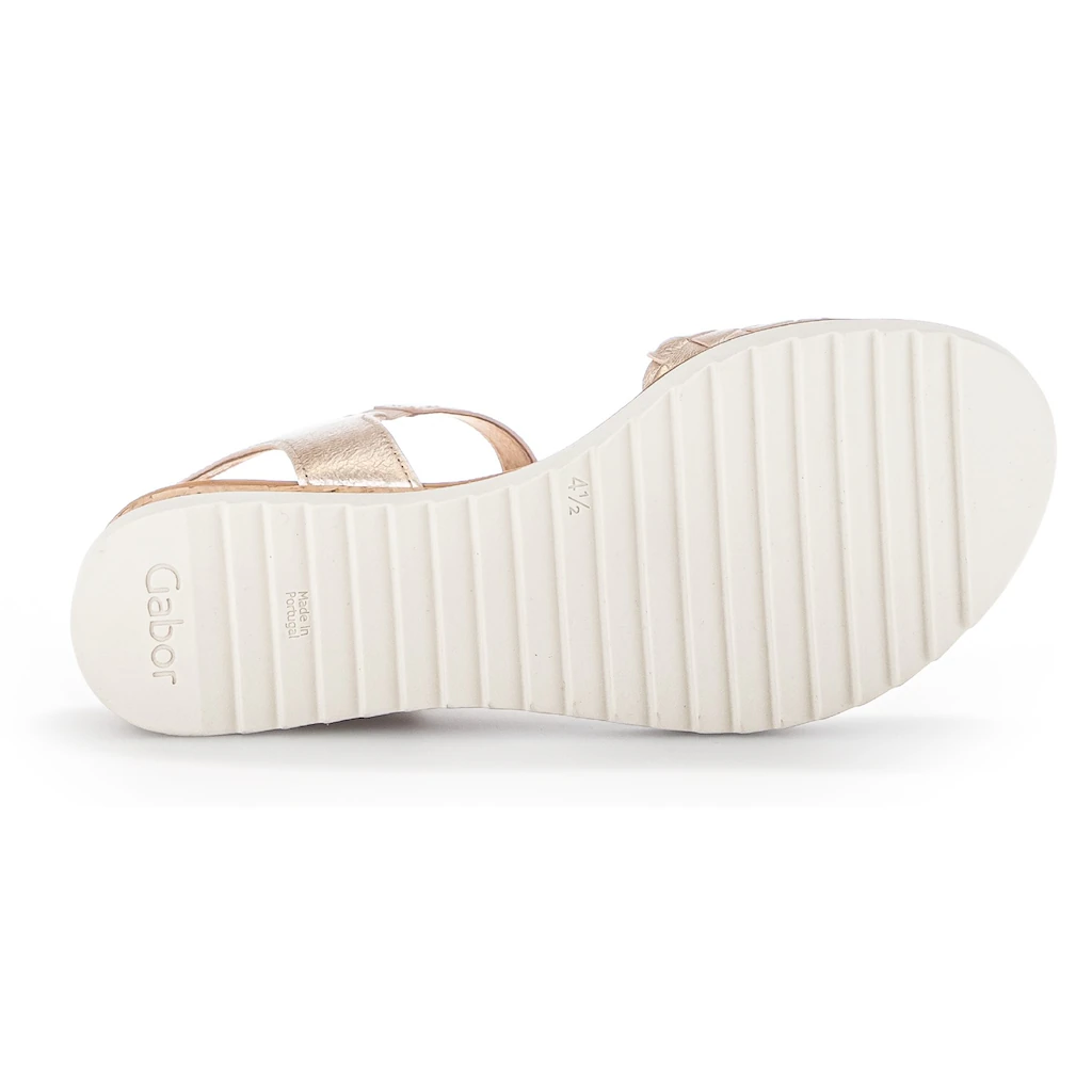 Gabor Sandalette »GENUA« Sommerschuh Sandale Keilabsatz mit Klettverschluss Weite G kaufen Bis zu 55% Rabatt