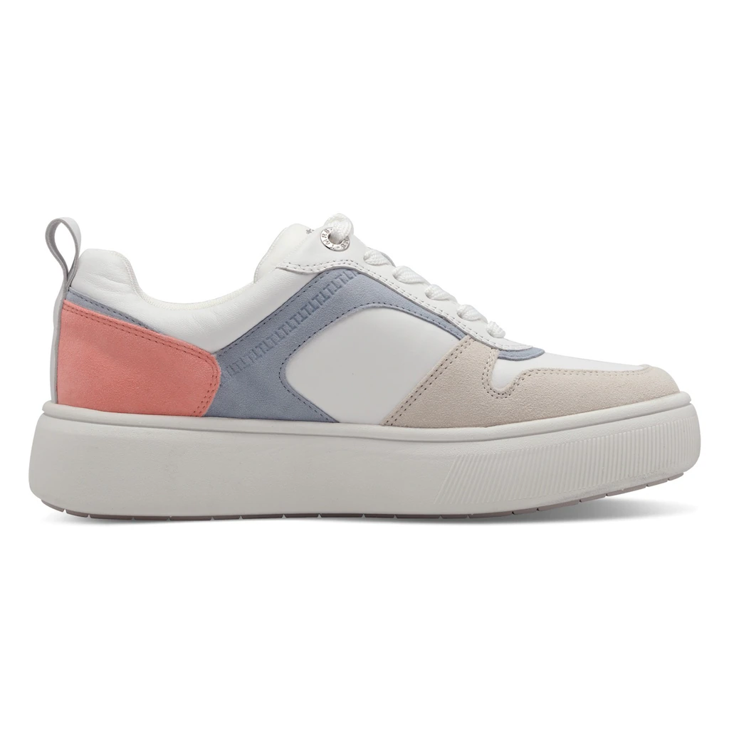 Tamaris Plateausneaker Freizeitschuh Halbschuh Schnürschuh mit Kontrastbesätzen online bestellen Discount Store für neue Produkte
