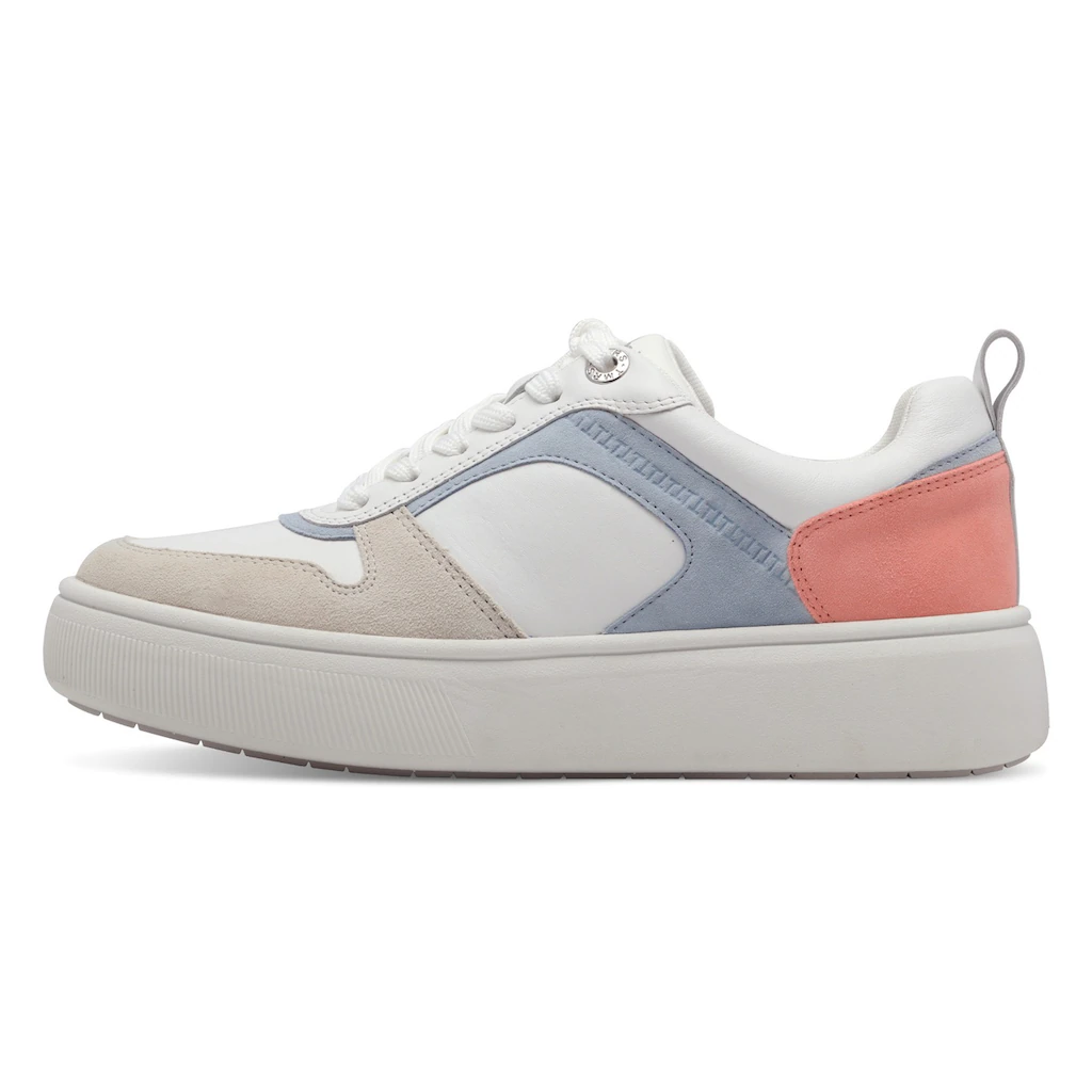 Tamaris Plateausneaker Freizeitschuh Halbschuh Schnürschuh mit Kontrastbesätzen online bestellen Discount Store für neue Produkte