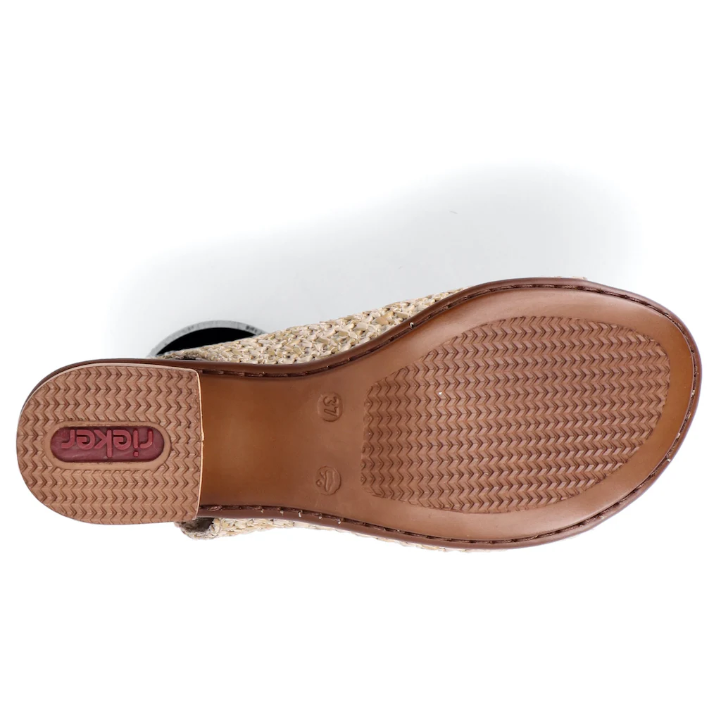 Rieker Sandalette Sommerschuh Sandalette Blockabsatz in modischer Flecht-Optik kaufen Riesige Rabatte