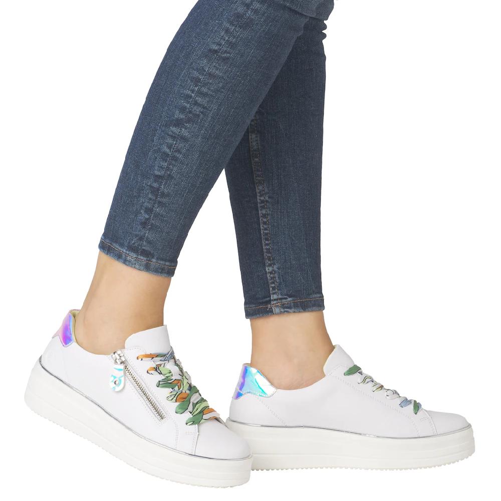 Remonte Plateausneaker Freizeitschuh Halbschuh Schnürschuh mit seitlichem Reißverschluss bestellen Rabatte dieses Monats