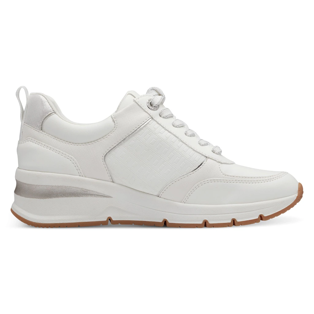 Tamaris Keilsneaker Freizeitschuh Halbschuh Schnürschuh mit Außenreißverschluss online kaufen Auslauf