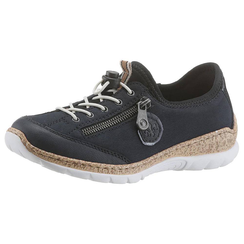 Rieker Slip-On Sneaker Slipper Schlupfschuh mit Außenreißverschluss bestellen