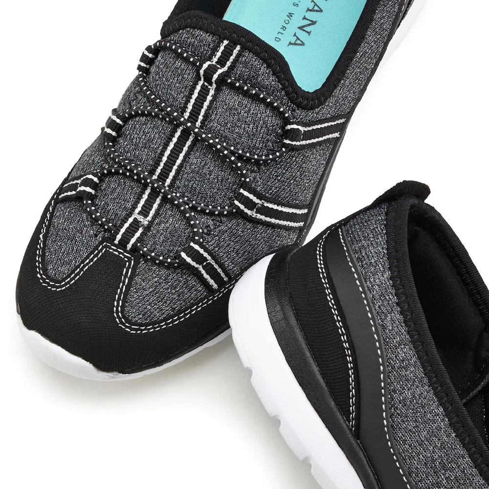 LASCANA Sneaker »Slip-On-Sneaker « im sportiven Look Halbschuh Freizeitschuh Slipper VEGAN ▷ für Kostenlose Rückgabe