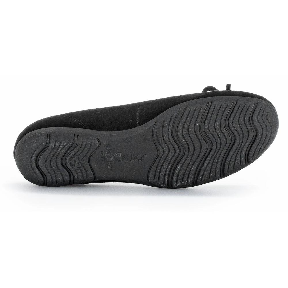 Gabor Ballerina Flache Schuhe Business Schuhe mit Hovercraft Luftkammern-Laufsohle ▷ für Letzte 2 Tage